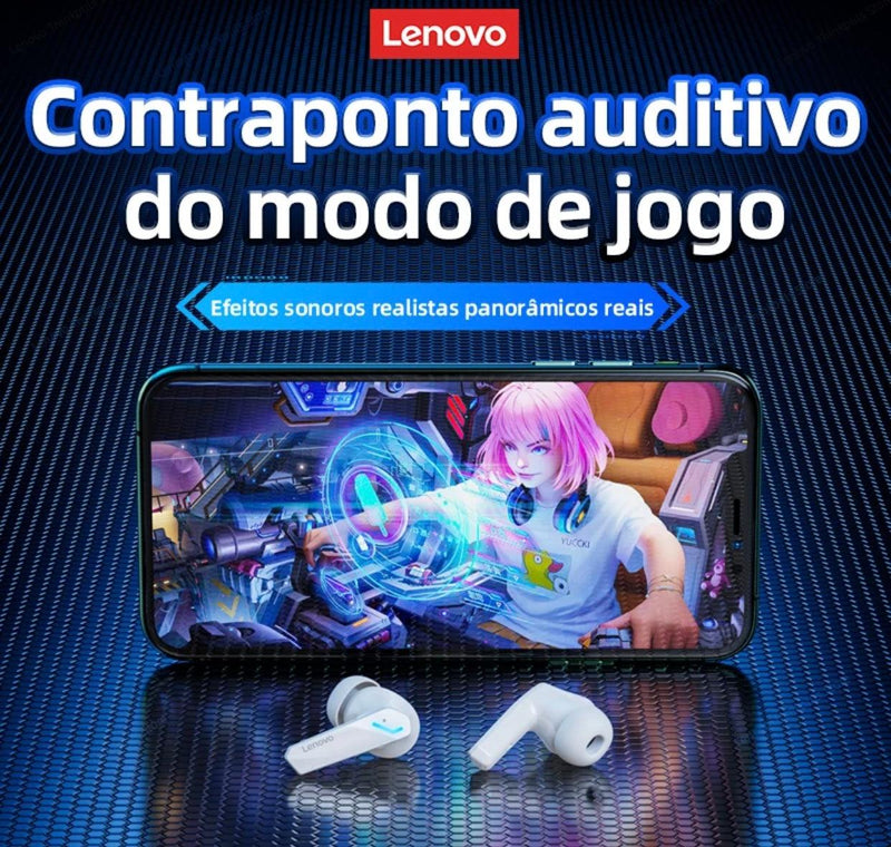 Fone Lenovo Thinkplus Live Pods Gm2 Pro Bluetooth Gamer 5.3 - Espaço Vip